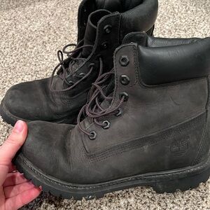 Timberland Black Leather Boots
